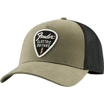 Kšiltovka Fender Snap Back Pick Patch Hat, Olive + prodloužená záruka 3 roky