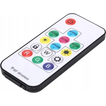 LED osvětlení Řídicí jednotka pro LED COB RGB Digital pásky 5-24V DC s RF dálkovým ovládáním