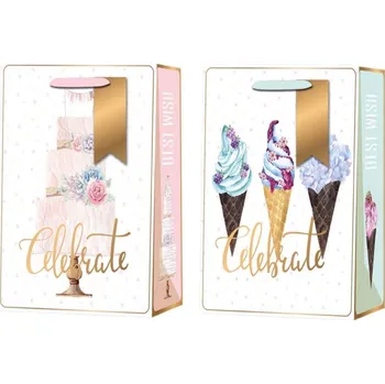 Dárková taška Taška dárková 180x230 mm párty mix , barevná