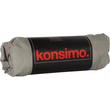 Prostěradlo Prostěradlo s gumou šedé jersey 180x200cm DELIO