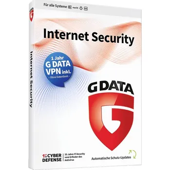 Software G-Data Internet Security + VPN Sonderedition roční licence, 3 licence Android, iOS, Mac OS, Windows antivirus, bezpečnos