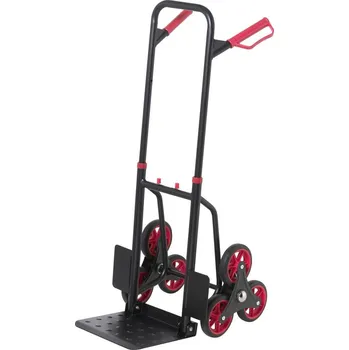 Rudl TOOLCRAFT TO-9650166 schodišťový rudl skládací, výškově nastavitelný, ocel, max. zatížení 150 kg