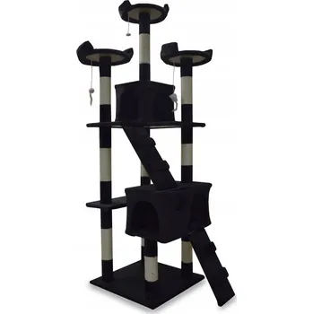 Vysoké škrabadlo, pelíšek, škrabací podložky, škrabací sloup, věž Animel 161 - 220 cm