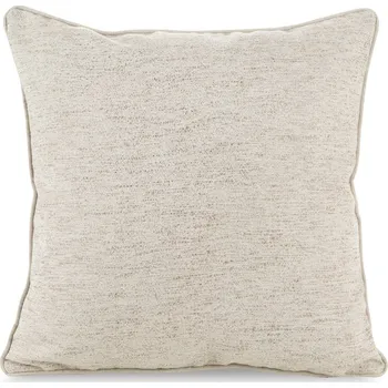 Povlak na polštář DEVI z žinylkového materiálu s plátěnou zadní stranou