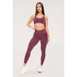 Gym Glamour Bezešvé legíny bez push-up efektu Cherry XS
