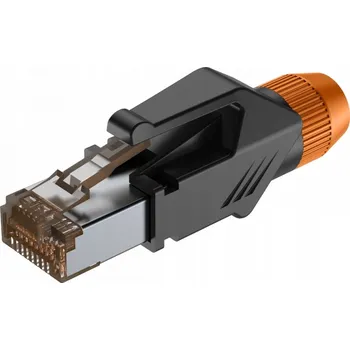 Bezpečnostní kamera Zástrčka typu RJ45 s krytem Roxtone RJ45C5E-PH-OG