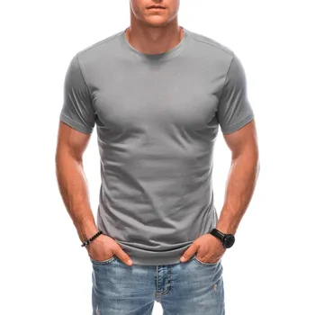 Pánské oblečení Edoti Pánské tričko s krátkým rukávem Dalaylou šedá S