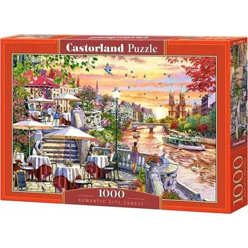 Puzzle PUZZLE 1000 ROMANTIC CITY SUNSET, CASTORLAND