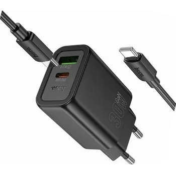 Rychlá USB-C GAN 30W nabíječka (kostka) s kabelem pro Oppo Reno 5Z