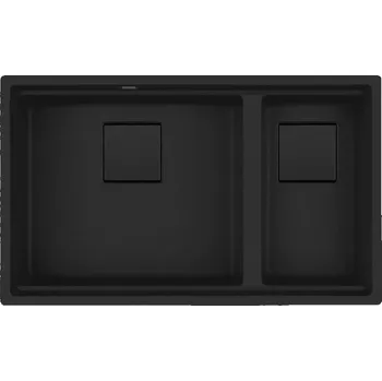 Nerezový dřez Dřez Franke KNG 120/2 matná černá (spodní montáž)