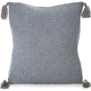 Povlak na polštář POLY hladký s ozdobnými střapci v rozích