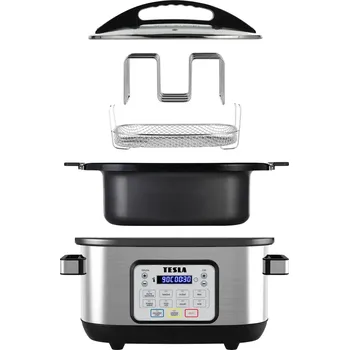 Multifunkční hrnec Tesla MultiCook M80 Deluxe stříbrná