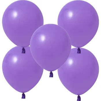 Balónek 5 kusů Balónky 12 palců 30 cm FIALOVÉ pro helium nebo vzduch