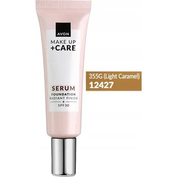 Make-up AVON Make Up + Care Podkladová Báze Sérum 3v1 SPF30 Foundation - 355G SVĚTLÝ KARAMEL
