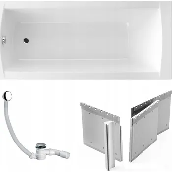 Vana Obdélníková akrylátová vana Excellent Aquaria, boční odtok, 150 x 70 cm