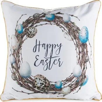 Velikonoční dekorační povlak na polštář JAR 51 s elegantním lemem