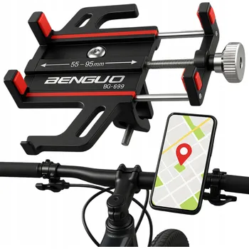 Hliníkový držák telefonu MEMFLOW s nastavitelným úhlem