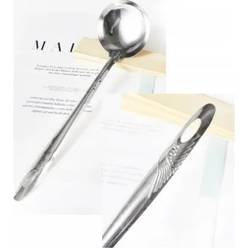 Naběračka Ocelová naběračka, naběračka na polévku 26 cm.