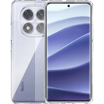 Pouzdro na mobilní telefon POUZDRO ULTRATENKÉ SLIM GUMOVÉ SILIKONOVÉ PRO XIAOMI REDMI NOTE 14 PRO 5G + SKLO