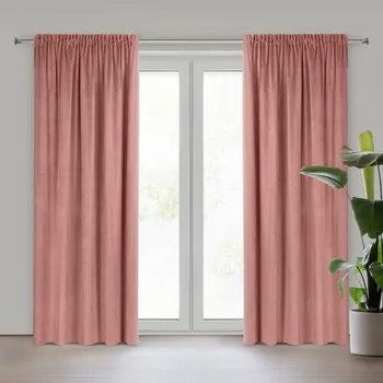 Hotová závěsová látka z matného veluru s gramáží 215 g/m² 140 x 300 cm