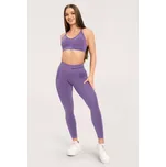 Gym Glamour Bezešvé legíny bez push-up efektu Violet S
