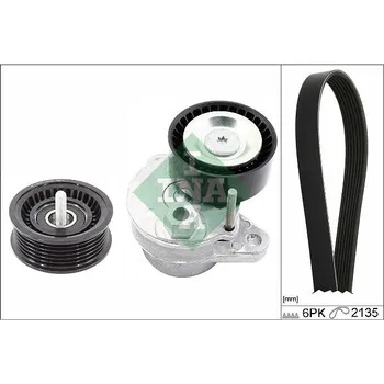 Sada žebrovaných klínových řemenů Schaeffler INA 529 0494 10