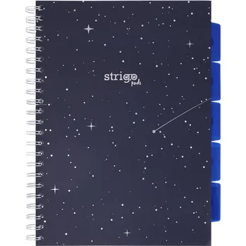 Sešit Sešit A4 s mřížkou Strigo, 100 listů