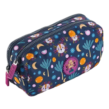 Penál Miquelrius penál King Of The Jungle, 2 kapsy, rPET, mix barev