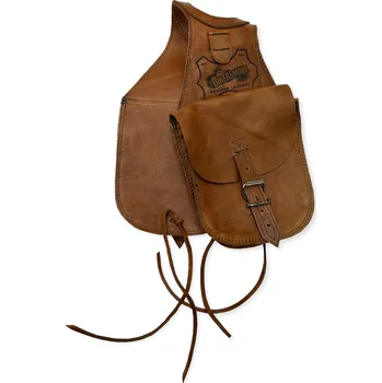 Jezdecké sedlo brašna na hrušku H001 Varianta: dvojitá, Barva: hnědá