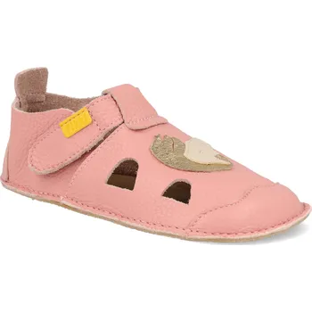 Dívčí obuv Barefoot dětské sandály Tikki shoes - Nido Pony růžové Velikost: 22