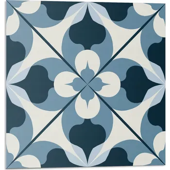 Dlažba Vinylové podlahové dlaždice Abstraktní geometrický vzor 20 ks 20x20 cm