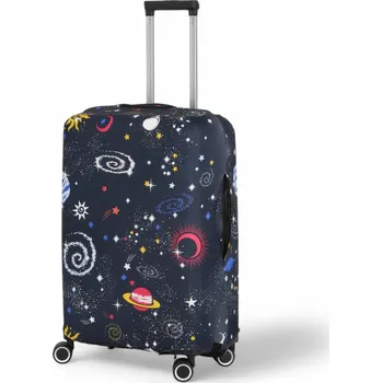 Obal na kufr Travel Vesmír velikost M, modrý