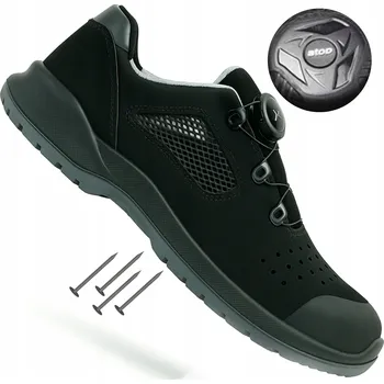 Pracovní obuv Pánské pracovní boty lehké BOA letní prodyšná obuv Breeze S1P velikost 46