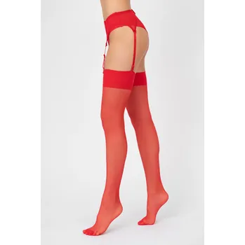 Dámské punčochy CALZE 15 Punčochy Dámské rosso 2 Veneziana