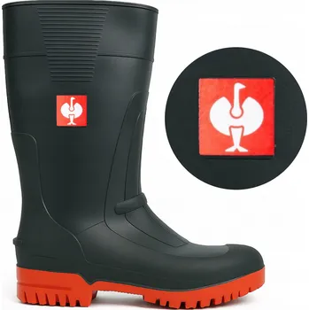 Pracovní obuv Holínky nepromokavé vysoké pracovní Engelbert Strauss 79740 OB Černé 42