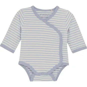 FIXONI dětské zavinovací body DR Y/D Stripe Zen Blue vel. 44 cm