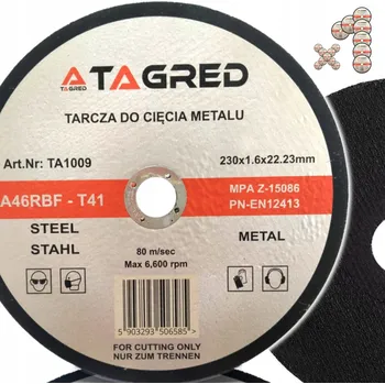 Řezný kotouč Řezací kotouč na kov Tagred TA1009 230 x 22,2 mm