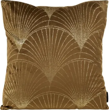 Sametový povlak na polštář BLINK 21 se zlatým potiskem