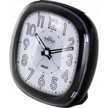 Hodiny Stolní hodiny MPM Quality černé 8,2 cm