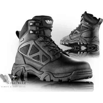 Pracovní obuv VM FOOTWEAR s.r.o. Taktické boty VM® Wigan kotníkové černé Velikost: 44