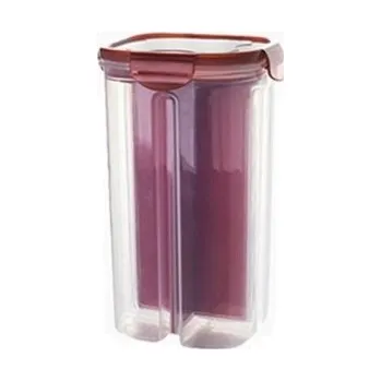 Termobox Dělená kuchyňská dóza červená 3 l