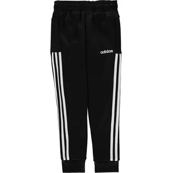 adidas Poly Matt Pants Junior Boys Black/White 5-6 Years