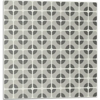 Dlažba Samolepicí vinylové dlaždice, geometrický vzor, sada 20 kusů, 20x20 cm