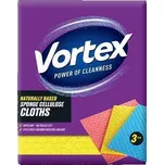 Houbový hadřík, vícebarevný, z přírodního materiálu, 18 x 18 cm, 3 ks, VORTEX SPONGECLOTH324VORTEXNE