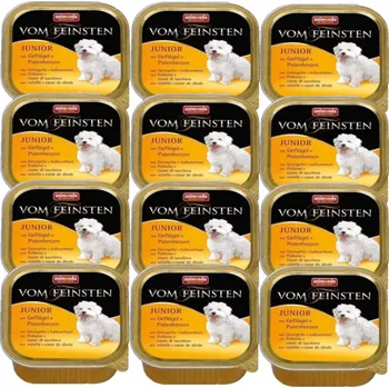 Pro psa ANIMONDA PAŠTIKA JUNIOR - DRŮBEŽÍ, KRŮTÍ SRDCE 12x150g