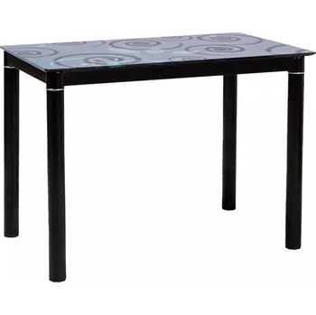 Jídelní stůl Skleněný jídelní stůl Damar černý