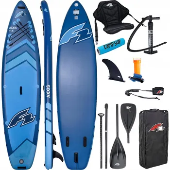 Paddleboard SUP prkno F2 Axxis 11'6" Navy Blue Combo + Plovák na pádlo 354 cm