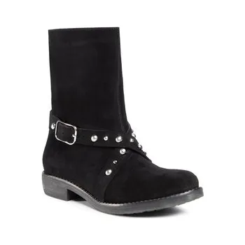 Dámské kozačky Polokozačky QUAZI QZ-60-05-000962 Černá 36