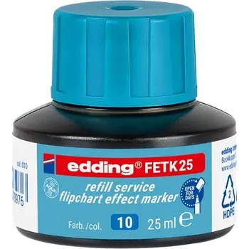 Inkoust EDDING FETK 25 pro flipchart popisovače, modrý