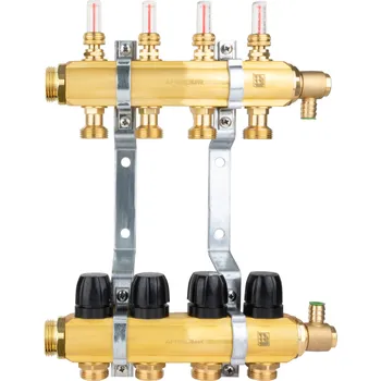 rozdělovač topení ROZDĚLOVAČ PODLAHOVÉHO VYTÁPĚNÍ 4 OKRUHY AFRISO